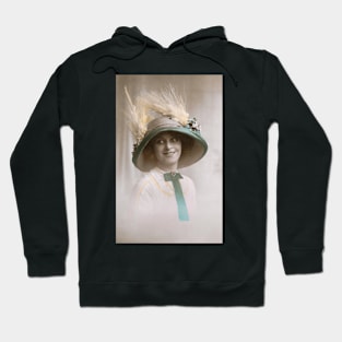 Edwardian lady in a picture hat Hoodie